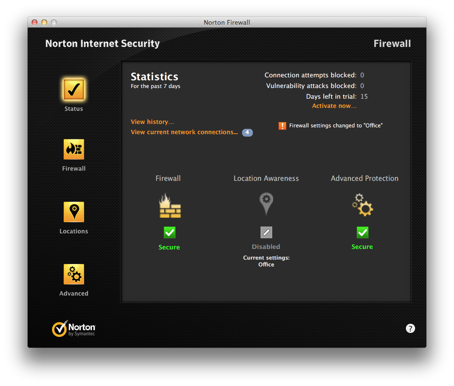 Norton Internet Security for Mac Beta