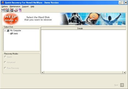 Novell Netware FAT Data Recovery by Unis