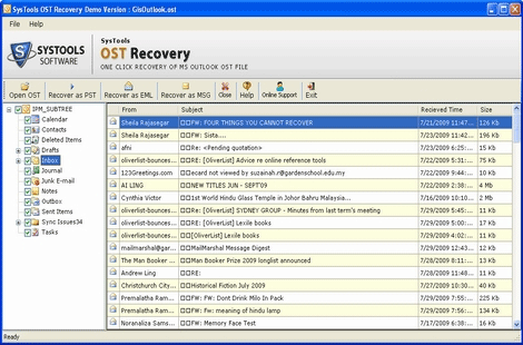 OST File to PST File Converter