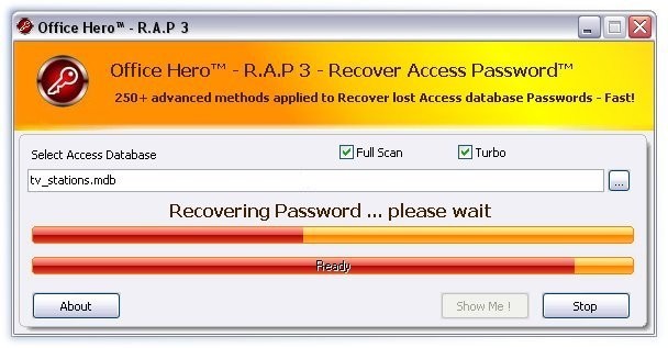 Office Hero - Recover Access Passwords