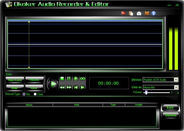 Okoker Audio RecorderEditor