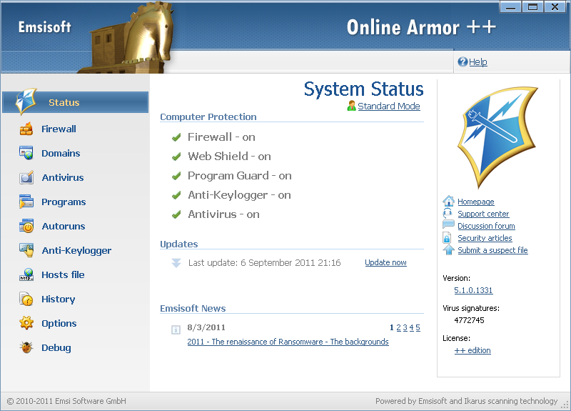Online Armor ++ Firewall