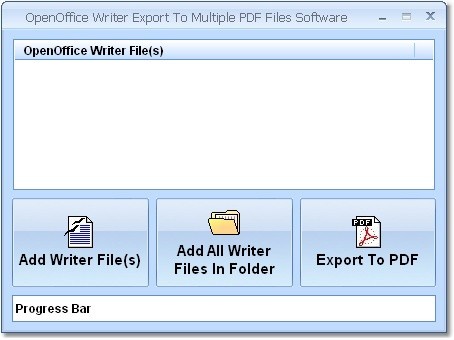 OpenOffice Writer Export To Multiple PDF Files Software