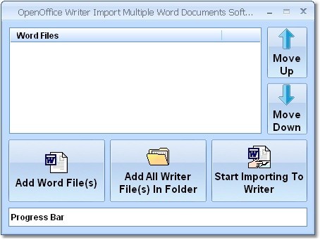 OpenOffice Writer Import Multiple Word Documents Software
