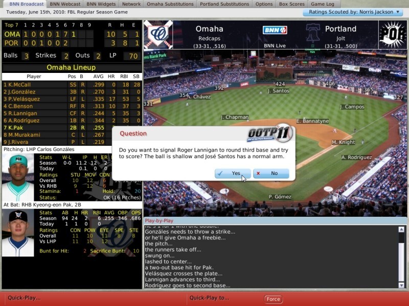Out of the Park Baseball (Linux)