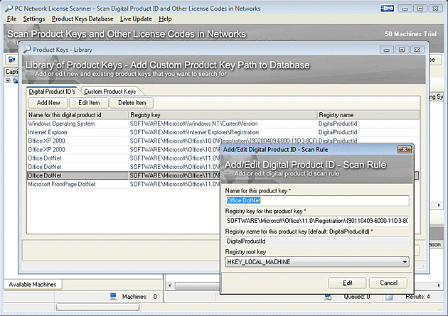 PC Network License Scanner