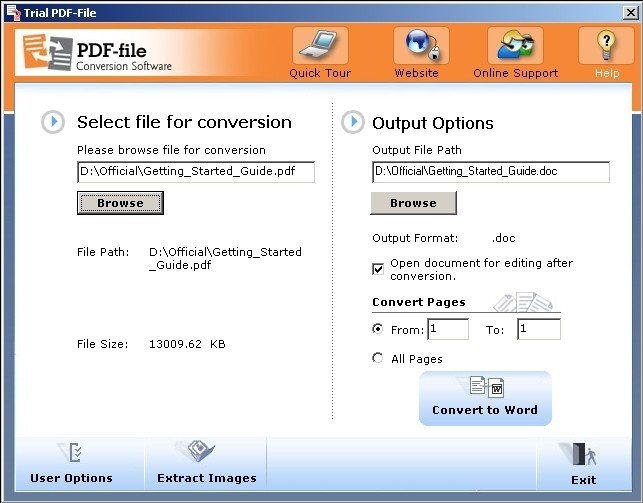 PDF-File Converter
