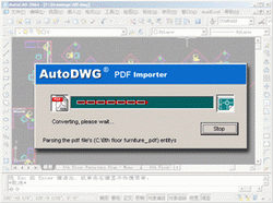 PDF to DWG Converter Stand-Alone 2008.10
