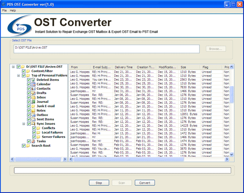 PDS Convert OST to PST