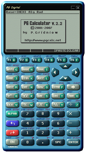 PG Calculator (Second Edition)