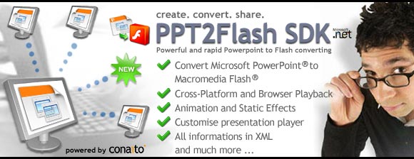 PPT to Flash SDK for .NET ASP.NET COM