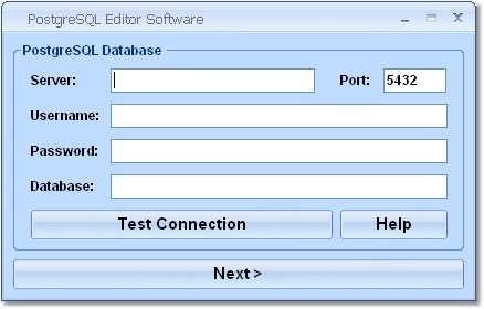 PostgreSQL Editor Software