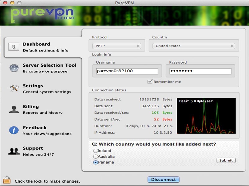 PureVPN Software for Mac [beta]