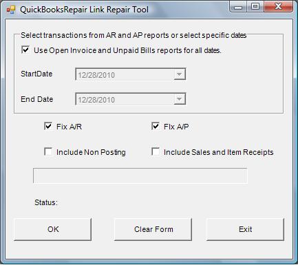 QuickBooksRepair Link Repair Tool
