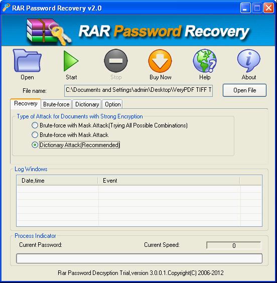 RAR Password Detector