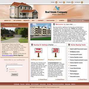 Real Estate Website s696