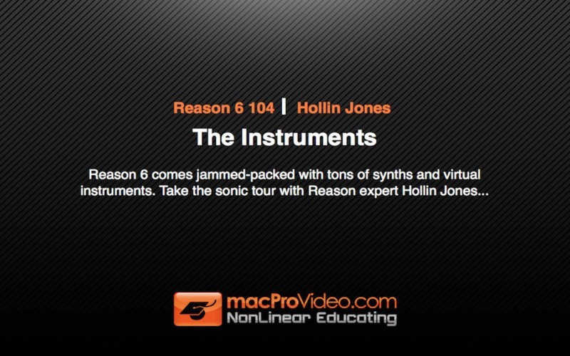 Reason 6 104 - The Instruments