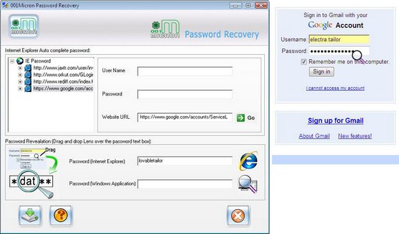 Recover Internet Explorer Password