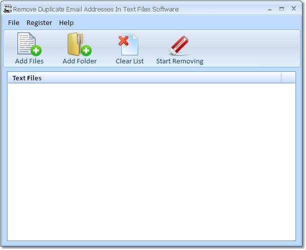 Remove (Delete) Duplicate Email Addresses In Text Files Software