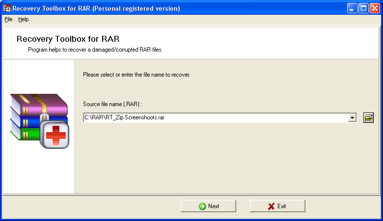 Repair RAR files free