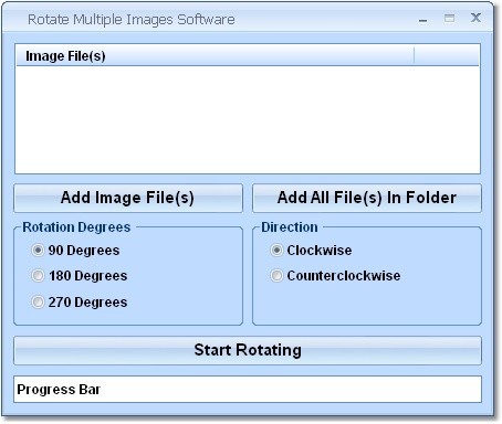 Rotate Multiple Images Software