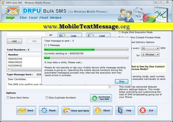 SMS for Windows