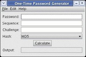 S/Key (One-Time password) Generator