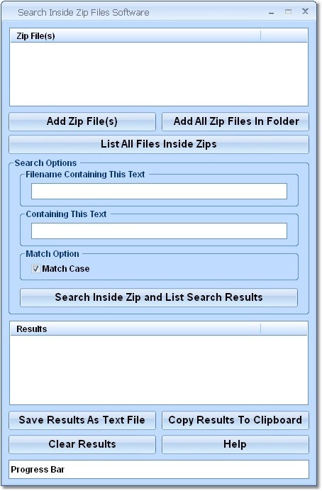 Search Inside Zip Files Software