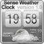 Sense Weather Clock