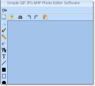 Simple GIF JPG BMP Photo Editor Software