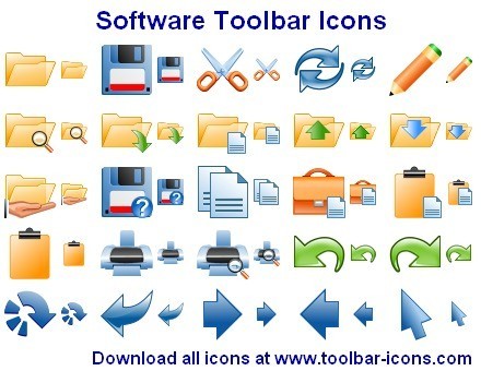 Software Toolbar Ikons