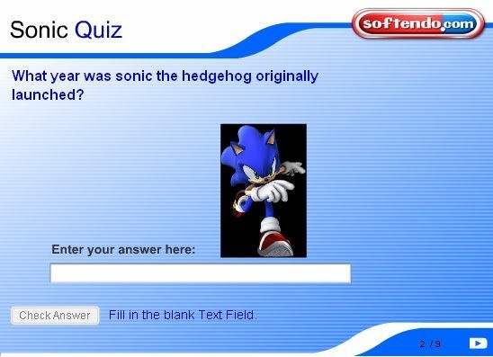 Sonic Quiz 1