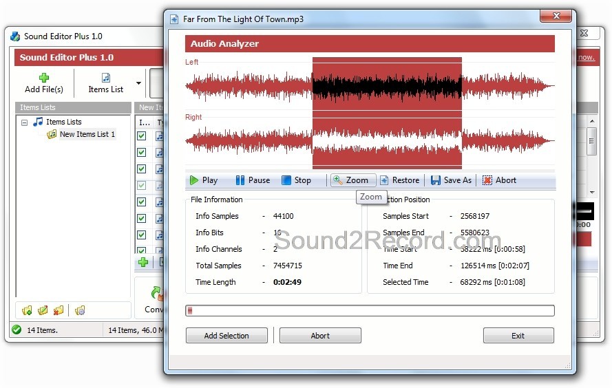 Sound Editor Plus