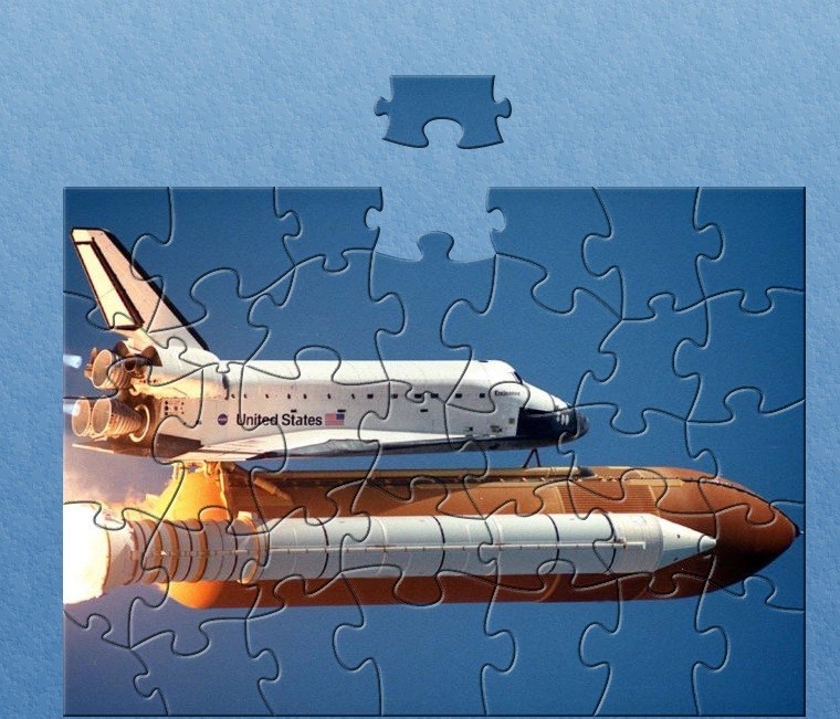 Space Shuttle Puzzle Game