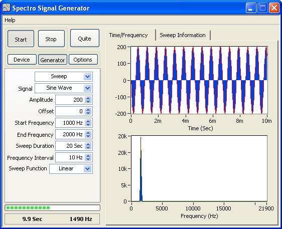 Spectro Signal Generator