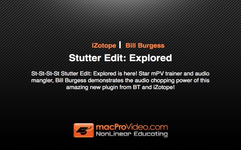 Stutter Edit: Explored