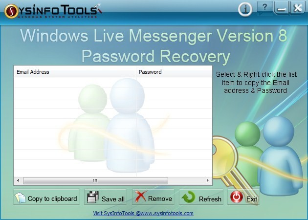 SysInfoTools Windows Live Messenger Password Recovery