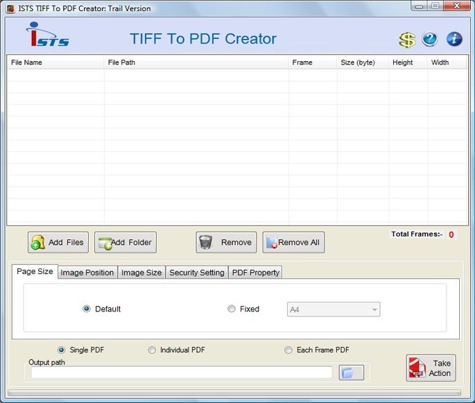 TIFF File to PDF File Converter