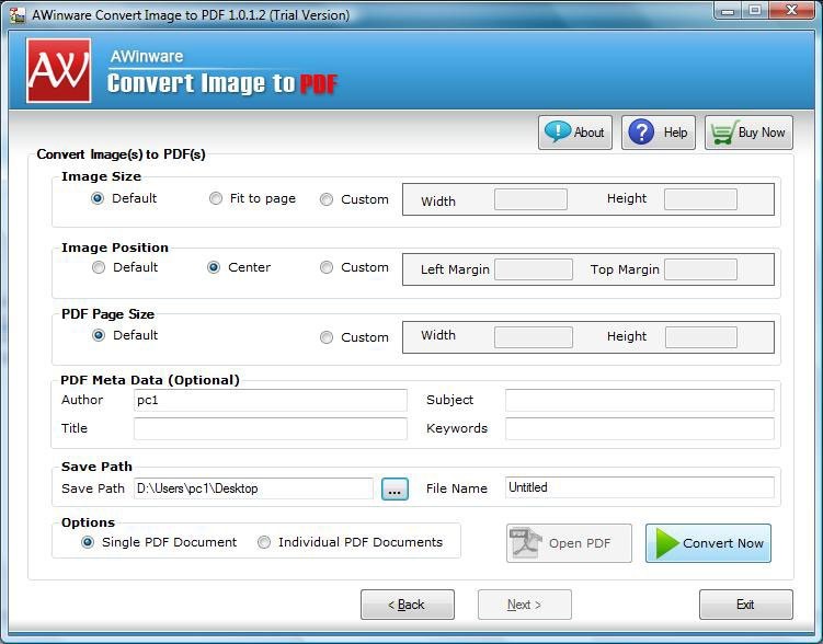 TIFF Image to PDF Converter