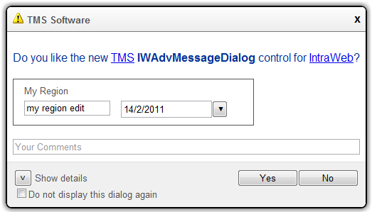 TMS IntraWeb Component Pack Pro