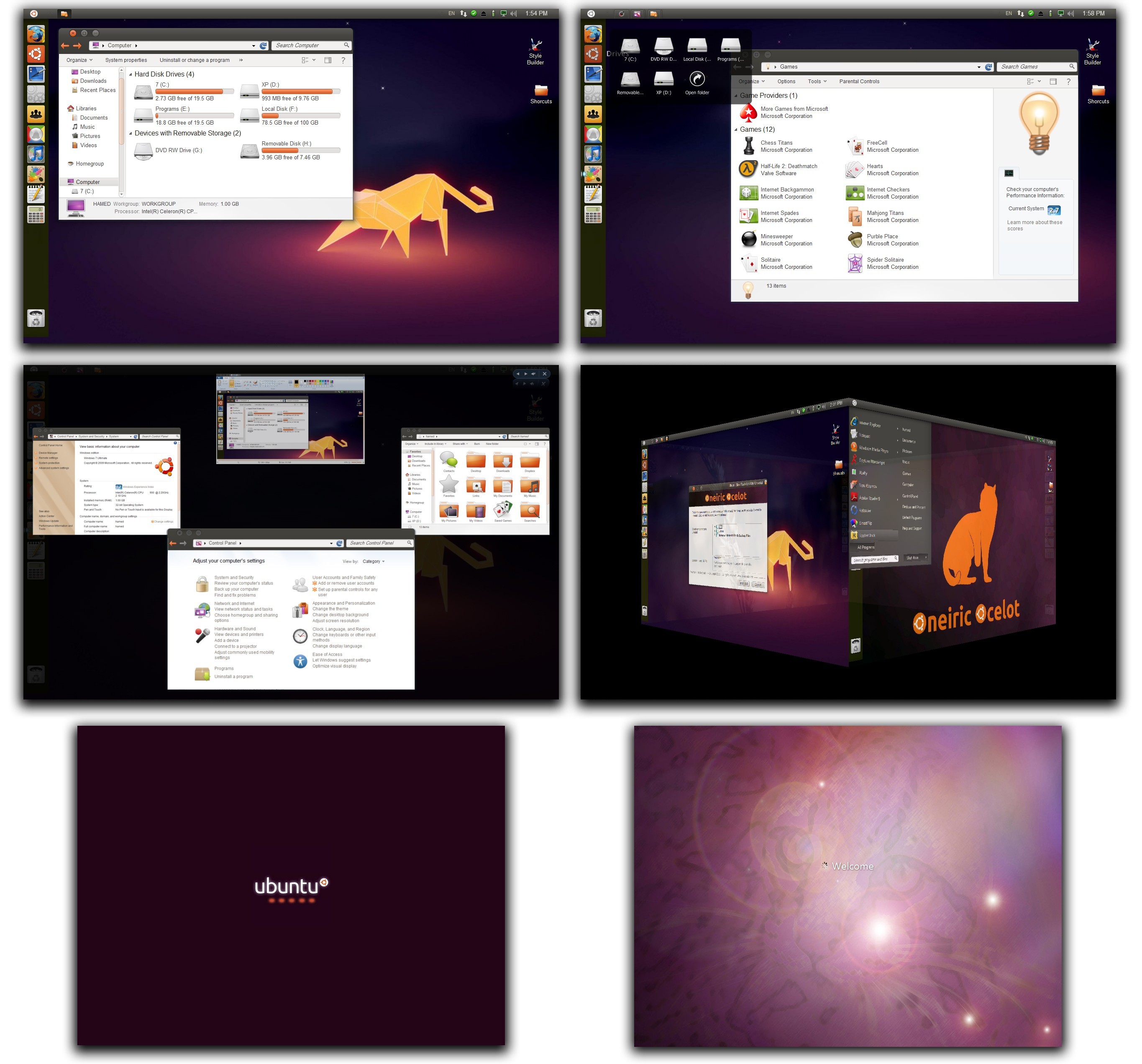 Ubuntu Skin Pack 64-bit
