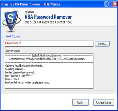 VBA Password Recover