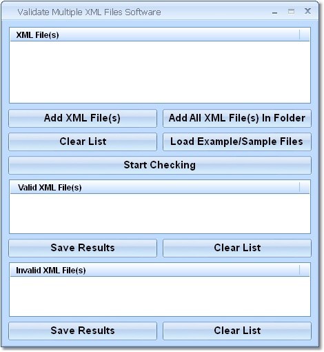 Validate Multiple XML Files Software