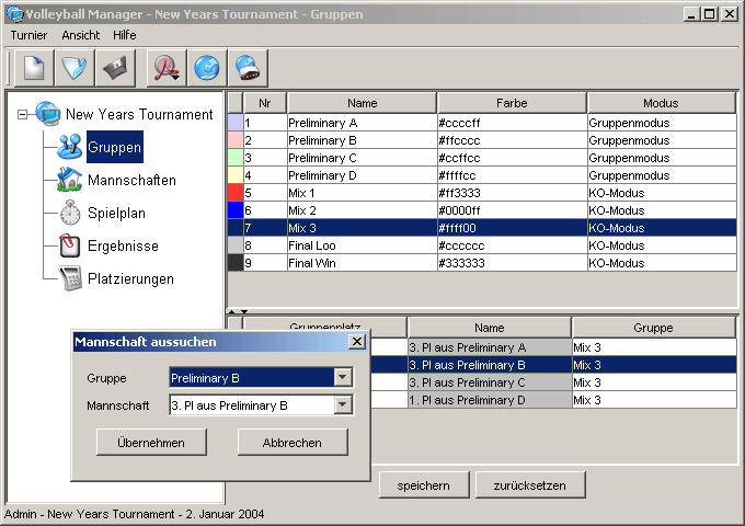 Volleyball Manager for Linux