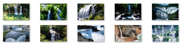 Waterfalls Windows 7 Theme with sound