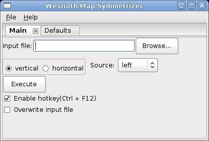 Wesnoth Map Symmetrizer