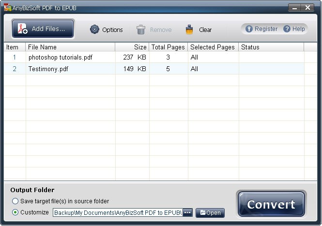 Wondershare PDF to EPUB Converter
