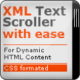 XML - Smooth Text Scroller