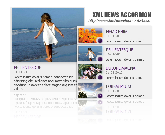 XML News Accordion DW Extension