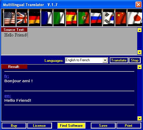 XP Multilingual Translator
